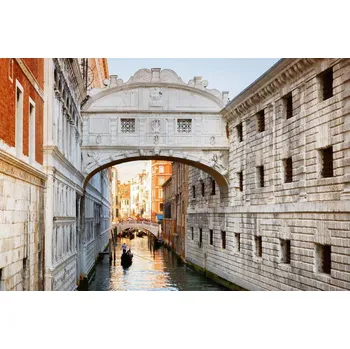 Fototapeta DIMEX | Vliesová fototapeta Most vzdechů MS-5-1020 | 375 x 250 cm| béžová, oranžová + Vliesová fototapeta na stěnu DIMEX Most vzdechů MS51020 v rozměru 375 x 250 cm + lepidlo zdarma