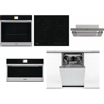 Set domácích spotřebičů WHIRLPOOL W9 OP2 4S2 H + WHIRLPOOL AKT 8900 BA + WHIRLPOOL AKR 5390/1 IX + WHIRLPOOL W9 MD260 IXL + WHIRLPOOL WSIO 3O34 PFE X