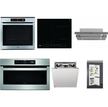 Set domácích spotřebičů WHIRLPOOL ABSOLUTE AKZM 8480 IX + WHIRLPOOL WL B8160 NE + WHIRLPOOL AKR 749/1 IX + WHIRLPOOL ABSOLUTE AMW 730 IX + WHIRLPOOL WIO 3T133 PLE + WHIRLPOOL ART 66112
