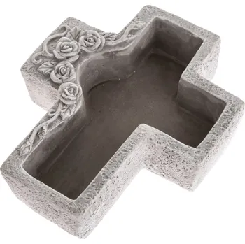 Smuteční dekorace Květináč na hrob 21,5x25x6cm