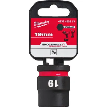 Gola hlavice MILWAUKEE 1/2" průmyslová hlavice STD, 19mm