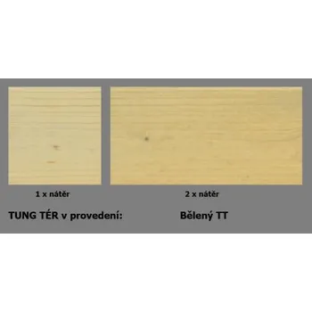 Olej na dřevo BBB TUNG tér 4,5lt - směs borovicového dehtu, tungového oleje a terpentýnu BBB BARVY BBB TUNG TER 004501 beleny