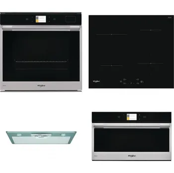 Set domácích spotřebičů WHIRLPOOL W9 OP2 4S2 H + WHIRLPOOL WS Q2760 BF + WHIRLPOOL AKR 650/1 IX + WHIRLPOOL W9 MD260 IXL