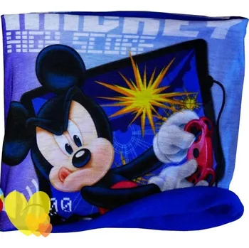 Čepice SUN CITY Nákrčník MICKEY modrý fleece UNI 1rok - dorost
