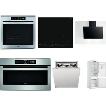 Set domácích spotřebičů WHIRLPOOL ABSOLUTE AKZM 8480 IX + WHIRLPOOL WL S7260 NE + WHIRLPOOL AKR 62F LT K + WHIRLPOOL ABSOLUTE AMW 730 IX + WHIRLPOOL WIO 3T133 PLE + WHIRLPOOL WHC18 T311
