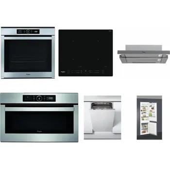 Set domácích spotřebičů WHIRLPOOL ABSOLUTE AKZM 8480 IX + WHIRLPOOL WL S7260 NE + WHIRLPOOL AKR 749/1 IX + WHIRLPOOL ABSOLUTE AMW 730 IX + WHIRLPOOL WSIC 3M27 C + WHIRLPOOL ART 66112