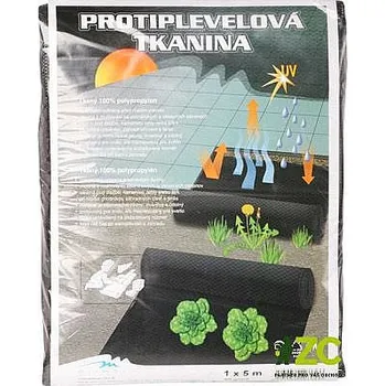 Mulčovací textilie Tkaná textílie 90g černá 1x5m
