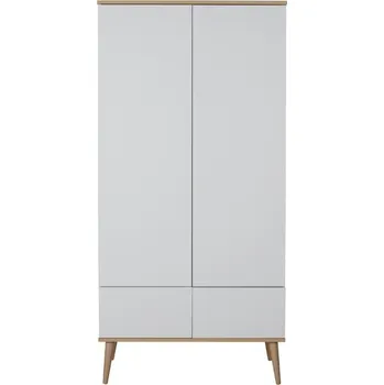 Dětská skříň Bílá skříň Quax Flow 196 x 96 cm se zásuvkami