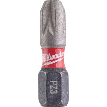 Bit MILWAUKEE Šroubovací bity PZ 3 Shockwave™ Impact Duty™ 25 mm (25ks), 10ks