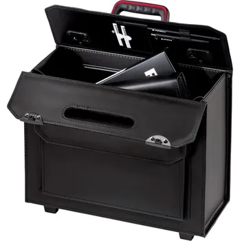 PARAT Pojízdný Business kufr na dokumenty PARADOC Business case black