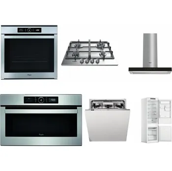 Set domácích spotřebičů WHIRLPOOL ABSOLUTE AKZM 8480 IX + WHIRLPOOL TKRL 661 IX EU + WHIRLPOOL WHBS 62F LT K + WHIRLPOOL ABSOLUTE AMW 730 IX + WHIRLPOOL WIO 3O540 PELG + WHIRLPOOL WHC18 T311