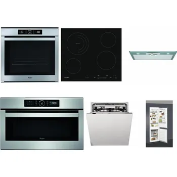 Set domácích spotřebičů WHIRLPOOL ABSOLUTE AKZM 8480 IX + WHIRLPOOL AKT 8900 BA + WHIRLPOOL AKR 650/1 IX + WHIRLPOOL ABSOLUTE AMW 730 IX + WHIRLPOOL WIO 3T133 PLE + WHIRLPOOL ART 66112