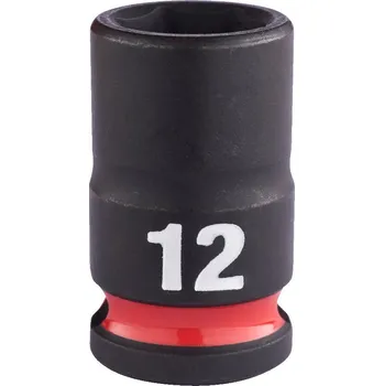 Gola hlavice MILWAUKEE Průmyslové hlavice Shockwave 3/8" HEX 12mm krátké