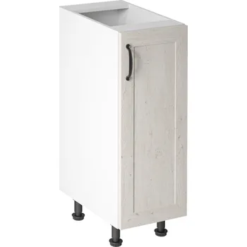 Kuchyňská skříňka Tempo Kondela Spodní skříňka, bílá/sosna skandinávská, pravá, ROYAL D30