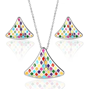 Náhrdelník Přívěskynakrk.cz Ocelová sada TRIANGLE