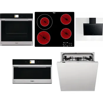 Set domácích spotřebičů WHIRLPOOL W9 OP2 4S2 H + WHIRLPOOL AKT 8130/NE + WHIRLPOOL AKR 62F LT K + WHIRLPOOL W9 MD260 IXL + WHIRLPOOL WIC 3C33 PFE