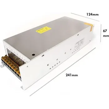 Napájecí zdroj pro osvětlení Berge Napájecí zdroj pro LED - 58A - 700W - 12V DC - plech