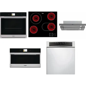 Set domácích spotřebičů WHIRLPOOL W9 OP2 4S2 H + WHIRLPOOL AKT 8190/BA + WHIRLPOOL AKR 749/1 IX + WHIRLPOOL W9 MD260 IXL + WHIRLPOOL WBC 3C34 PF X