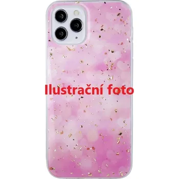Pouzdro na mobilní telefon Pouzdro Gold Glam iPhone 13 růžové