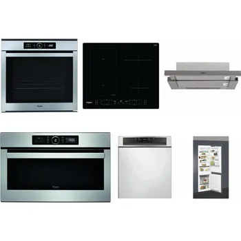 Set domácích spotřebičů WHIRLPOOL ABSOLUTE AKZM 8480 IX + WHIRLPOOL WL B8160 NE + WHIRLPOOL AKR 5390/1 IX + WHIRLPOOL ABSOLUTE AMW 730 IX + WHIRLPOOL WBC 3C34 PF X + WHIRLPOOL ART 66112