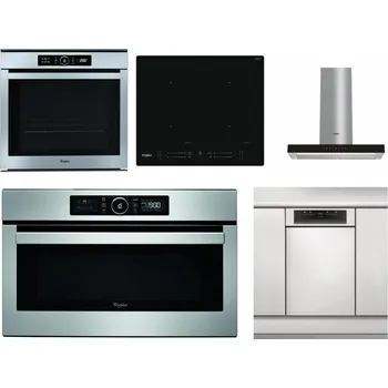 Set domácích spotřebičů WHIRLPOOL ABSOLUTE AKZM 8480 IX + WHIRLPOOL WL S7260 NE + WHIRLPOOL WHBS 62F LT K + WHIRLPOOL ABSOLUTE AMW 730 IX + WHIRLPOOL WSBO 3O34 PF X