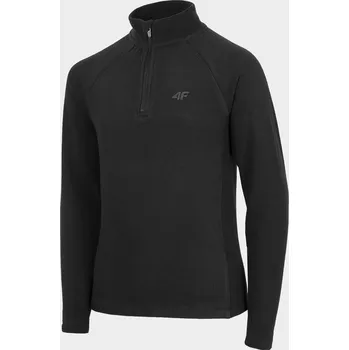 Dívčí tričko 4F HJZ22-JBIMP001 DEEP BLACK Dětské termo tričko EU 158/164