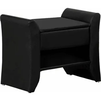 Noční stolek Tempo Kondela Dekent (černá)