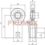 Durbal EFN 12-20-502 Classic Line, kloubová hlavice
