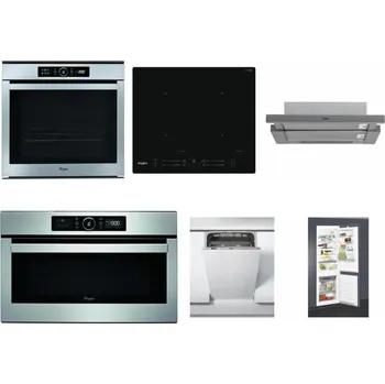 Set domácích spotřebičů WHIRLPOOL ABSOLUTE AKZM 8480 IX + WHIRLPOOL WL S7260 NE + WHIRLPOOL AKR 749/1 IX + WHIRLPOOL ABSOLUTE AMW 730 IX + WHIRLPOOL WSIC 3M27 C + WHIRLPOOL ART 65031