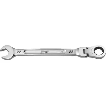Ruční nářadí MILWAUKEE Ráčnový očkoplochý klíč MAX BITE s kloubem 22 mm
