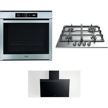 Set domácích spotřebičů WHIRLPOOL ABSOLUTE AKZM 8480 IX + WHIRLPOOL TKRL 661 IX EU + WHIRLPOOL AKR 62F LT K