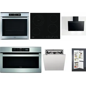 Set domácích spotřebičů WHIRLPOOL ABSOLUTE AKZM 8480 IX + WHIRLPOOL AKT 8900 BA + WHIRLPOOL AKR 62F LT K + WHIRLPOOL ABSOLUTE AMW 730 IX + WHIRLPOOL WIC 3C33 PFE + WHIRLPOOL ART 65031