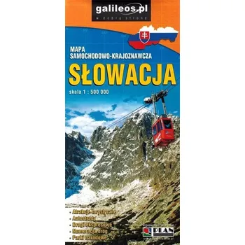 Cestování Mapa samochodowa - Słowacja 1:500 000 - Praca zbiorowa