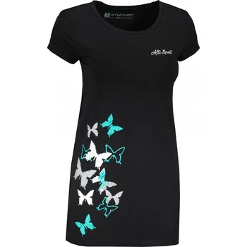 Dámské tričko Dámské prodloužené triko ALTISPORT CARRYOVER ALW134AL384 ČERNOMODRÁ M