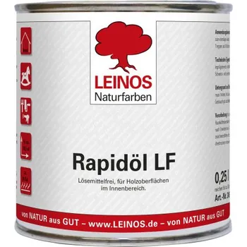 Olej na dřevo LEINOS 249 - Rychlý olej LF 0,25lt LEINOS L-249 000250