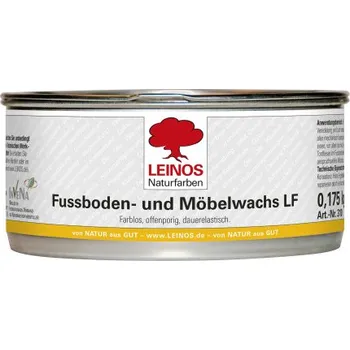 Olej na dřevo LEINOS 310 - Přírodní vosk na podlahy a nábytek LF 0,25lt/175g LEINOS L-310 000250