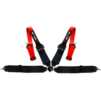 Návlek na bezpečnostní pás Bezpečnostní pásy 4-bodové SLIDE Quick 3" červené/černé