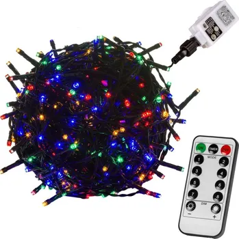 Vánoční světelný řetěz VOLTRONIC Vánoční řetěz 40 m, 400 LED, barevný
