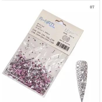 Kamínky na nehty Mix 8 velikostí C.07 1440 ks