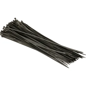 Stahovací páska HP Autozubehör 28002, stahovací pásky, 200 mm, černá, 100 ks