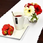 Nešpinivý / teflonový látkový ubrus UNI 3018 BÍLÁ, průměr 160cm (kruh)