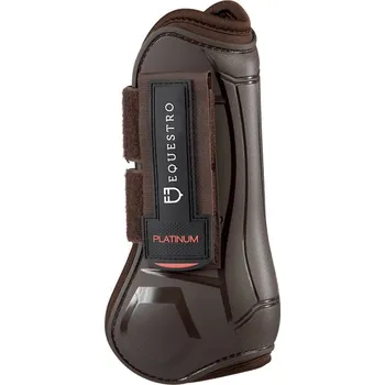 Ochrana nohy a ocasu EQUESTRO Kamaše přední Platinum Equestro, pár, hnědé FULL