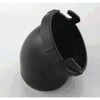 Kanalizační potrubí ZADI Upevňovací trubka s těsněním černá