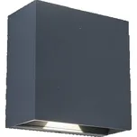 Lutec 5104005118 LED venkovní nástěnné svítidlo Gemini Beams 1x10W | 400lm | 4000K | IP54 - šedá + K nákupu nad 3000 Kč dárek zdarma