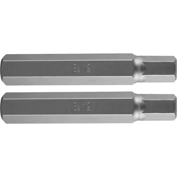 Bit NEO TOOLS 2 ks HEX bit 12 x 75 mm, S2