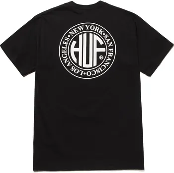 Pánské tričko huf Pánské triko regional puff tee black
