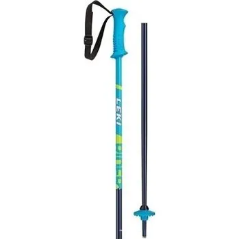 Sjezdová hůlka Leki Rider blue/wht/cian/neonyellow Barva: -, Velikost: 80