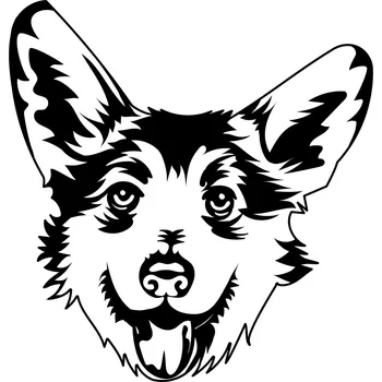 Vsepropejska Welsh Corgi Pembroke dřevěná dekorace na zeď Rozměr (cm): 38 x 33, Typ: Corgi 3