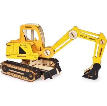 ostatní stavebnice 34 cm 3D skládací dřevěná stavebnice BAGR