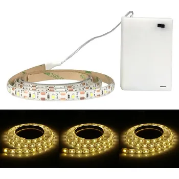 LED osvětlení Light B3522 LED pásek na baterii teplá bílá 2 metry (LED pásek 2 metry napájení z baterie )